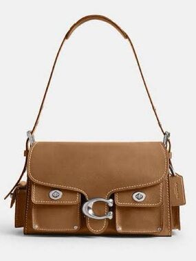 COACH - Cargo Soft Tabby in Light Honey Brown with Silver Hardware